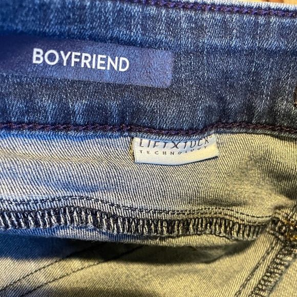 N.Y.D.J Los Angeles Boyfriend Fit Lift & Tuck Jeans Size 14 - Picture 4 of 11